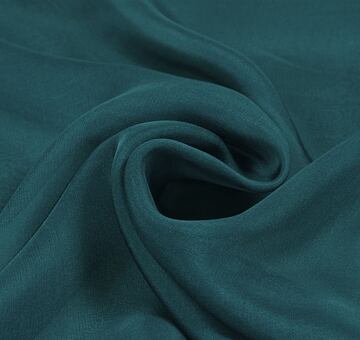 Silk chiffon, teal