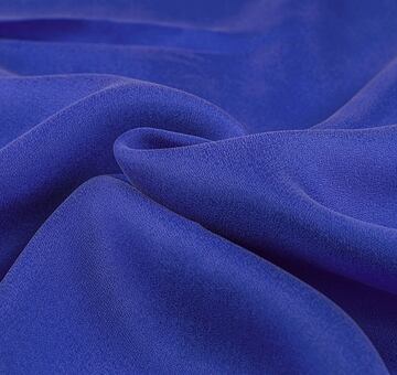 Cupro crepe georgette, royal blue