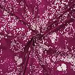 Japanese print fabric, silk blend serge, Lei Nani, pink