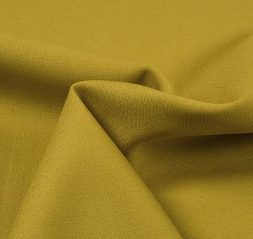 Wool twill suiting, mustard