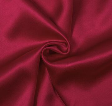 Heavy silk satin, crimson