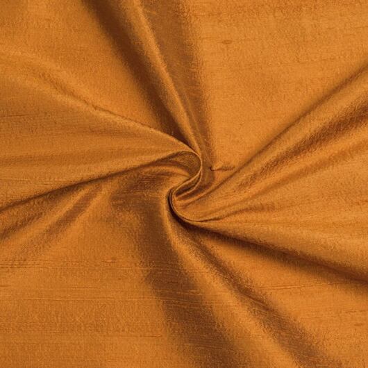 Silk dupioni, orange