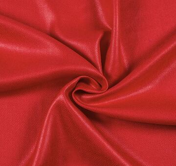 Hand woven wild eri silk twill, red, seconds