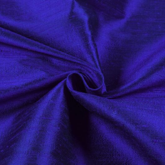 Silk dupioni, royal blue