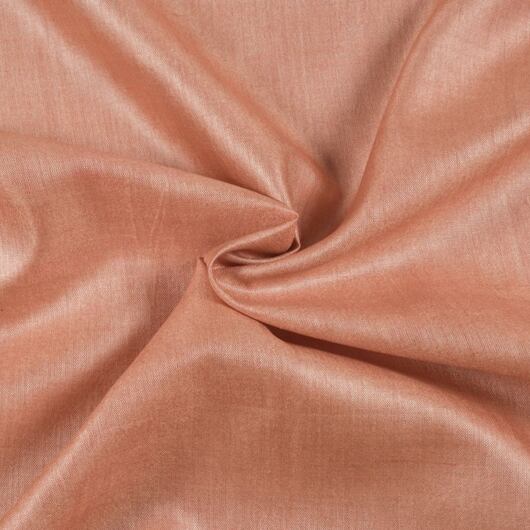 Hand woven wild eri silk, plain weave, blush