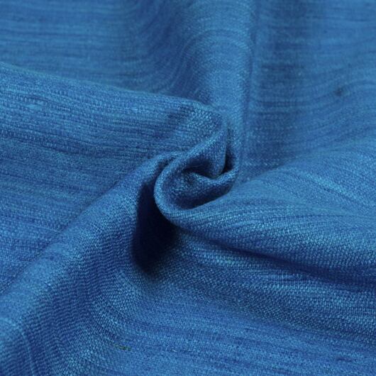 Silk linen blend, blue