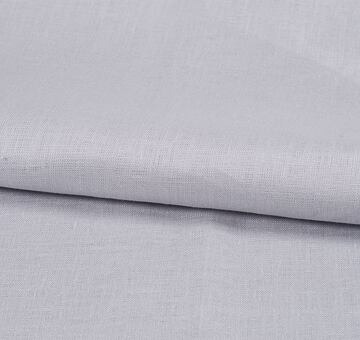 Light grey fine linen fabric, 100% linen