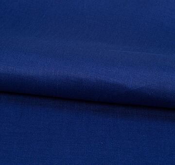 Blue fine linen fabric, 100% linen