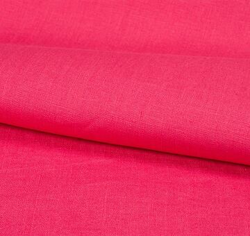 Pink linen fabric, 100% linen