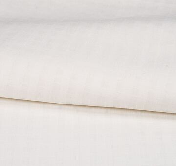 Ivory white fine linen fabric, 100% linen