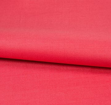 Coral ramie twill fabric