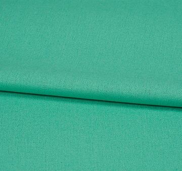 Linen cotton blend fabric, green