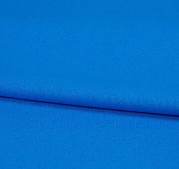 Linen cotton blend fabric, blue