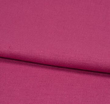 Linen cotton blend fabric, pink