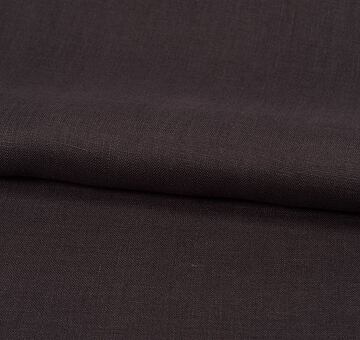 Brown fine linen fabric, 100% linen