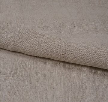 Handwoven vintage linen fabric, natural 100% linen