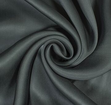 Rayon charmeuse satin, grey-green