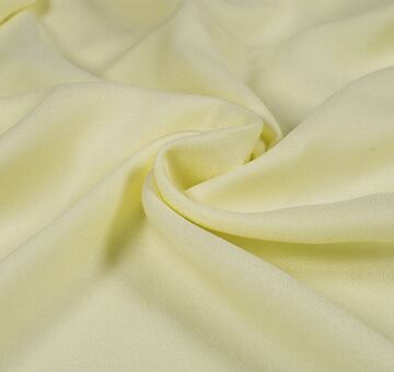 Lyocell crepe georgette, light yellow