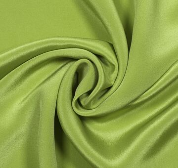 Silk crêpe marocain, light green