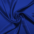 Silk satin, bright blue