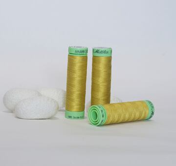 Silk thread, 50m, yellow