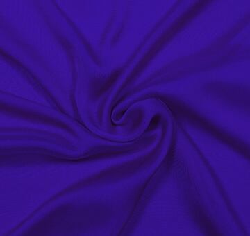 Silk chiffon, royal blue