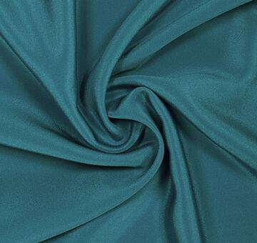 Silk crêpe de Chine, turquoise 