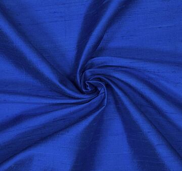  Fine silk dupioni, royal blue