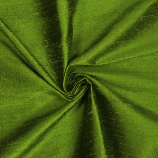 Shot fine silk dupioni, black and green