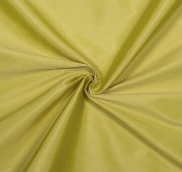 Taffeta fabric, art silk, yellow